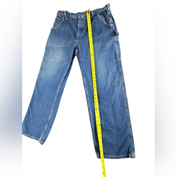 Carhartt Vintage Carpenter Denim Jeans Men's 38x32 Dungaree Fit Workwear B13 DST - Picture 3 of 12